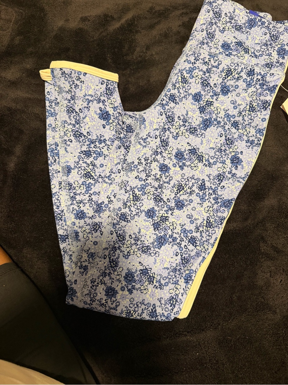Joylab Blue and Yellow Floral Jeggings - Picture 5 of 6